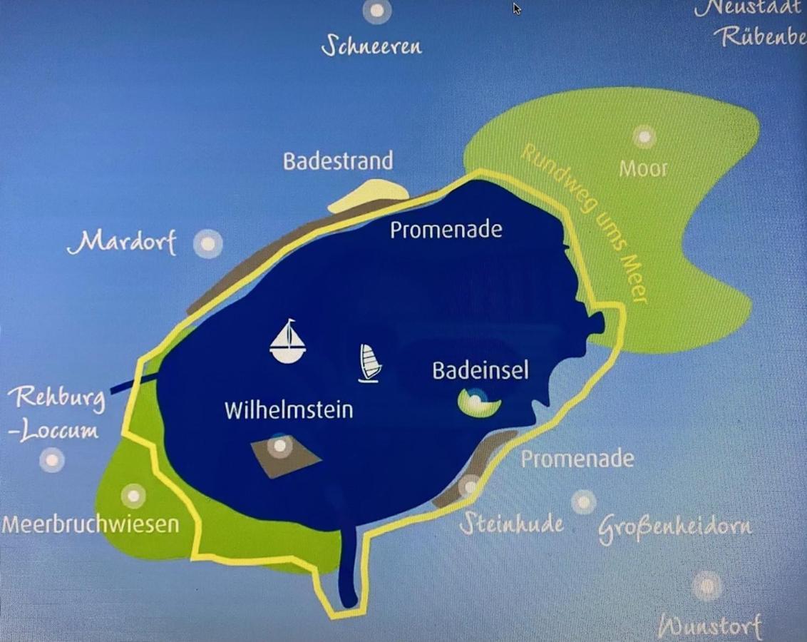Ferien-Whg Souterrain Exklusives App Stella Maris Mit Parkplatz Direkt Am Steinhuder-Meer 文斯托夫 外观 照片